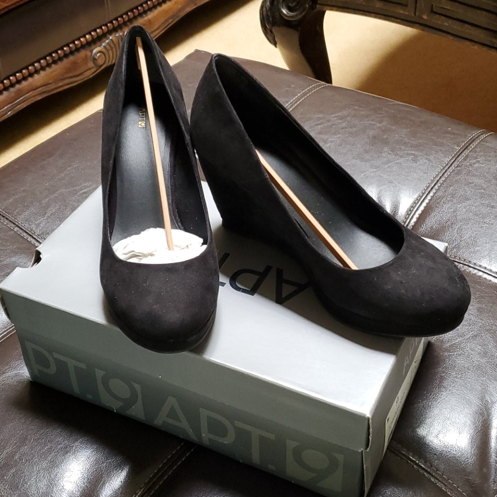 Black Suede Heels